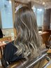 【外国人風ヘアカラー】ケアブリーチデザインカラー　☆14500円【柏】