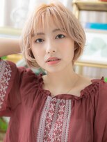 カバーヘア ブリス 戸田公園西口店(COVER HAIR bliss) ホワイティアッシュ小顔くせ毛ショートa戸田公園20代30代40代