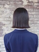 カロンシェリー(CARON cherie) 切りっぱなしボブ　髪質改善　トリートメント