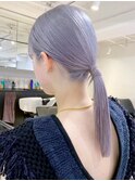 ラベンダーパープル_チェリーブラウンフェミニンロング_ba376813