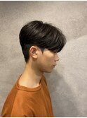 【カルマパーマ】【前下がりセンターパート】