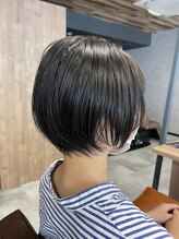 リンクエン(Link enn)&nbsp;ショート/ショートボブ/襟足すっきり/首が細く見えるスタイル◎
