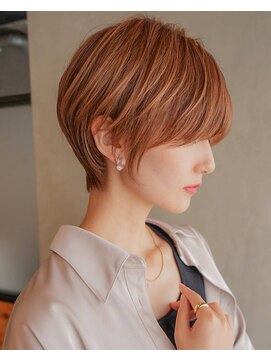ノベルデイズ(NOVEL-DAYS) 美シルエット耳かけショートヘア小顔カットくびれショートヘア