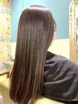 ニノット 武蔵小杉(○nino.)&nbsp;11月#黒髪カタログ# グレーベージュ#レイヤーロング#前髪パーマ