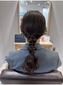 【お呼ばれヘア】アレンジローポニースタイル