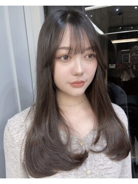 ロンドアヴァントゥス 池袋(Lond aventus) 韓国レイヤー/韓国風/ボブ/髪質改善/黒髪/ブリーチなし〔池袋〕