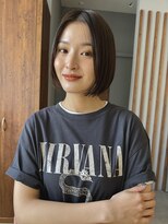 ビュートリアム 南青山(BEAUTRIUM)&nbsp;ストレートボブ 切りっぱなしボブ イルミナカラー 表参道30代