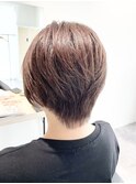 ショートレイヤー/前下がりショート/大人ショート