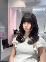 ジーナ 名駅(XENA.) 《xena/中島》姫カット×レイヤーカット×重めバング