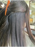 髪質改善酸性ストレートで柔らかなストレートスタイル