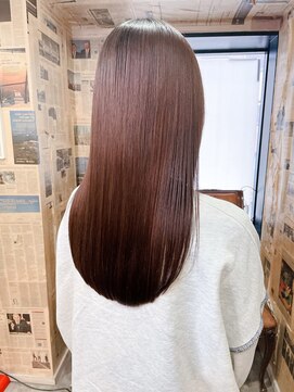 シック(Chic) ミルクチョコレート シアーグレージュ スローカラー 前髪カット