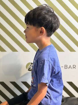 バーバーバー アカバネ(BARBER-BAR AKABANE) キッズカット 黒髪ショート爽やかマッシュスタイル#2
