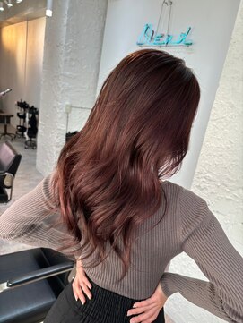 ブレンド 渋谷(BLend) フェミニンロング似合わせカットウェーブミディアム