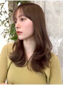 くびれヘアレイヤーカット20代30代40代似合わせフェミニンロング