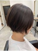 （40代）ショートボブ【トリートメントでくせ毛改善】