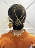タイトシニヨンアレンジ！横浜ヘアセット