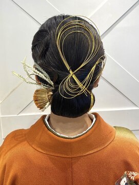 ハウス(HAUS.) タイトシニヨンアレンジ!横浜ヘアセット