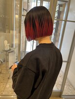 ヴィンスジオ 岐阜駅南(vince gio) デザインカラー×ボブ