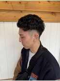 名古屋天白区くるくるパーマりょうちんパーマフェード