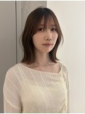 【YOKE】くびれボブ切りっぱなし髪質改善顔周りカットミディアム