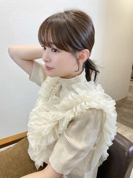 サク(Sac.) 前髪カット×イルミナカラーSac.栃木優佑