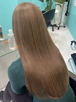 ユー イケブクロ(u Ikebukuro)&nbsp;髪質改善/ダブルカラー/ミルクティーグレージュ/