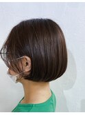 丸みのある艶髪ボブ