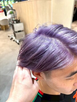 ルーチェココ ブラン(Lu'ce coco blanc) ビビッドパープルショート