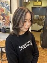 ワンエイティーディグリース 中目黒(180°One Eighty Degrees.)&nbsp;ハイトーンカラーミルクティーベージュブリーチダブルカラー