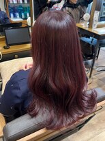ヘアリゾート粋 新宿三丁目本店 チェリーレッド/くびれロング