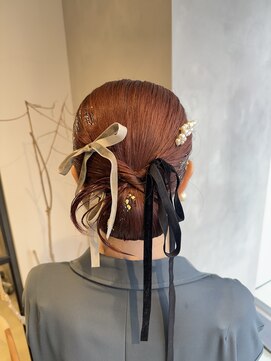 お呼ばれヘアアレンジ♪