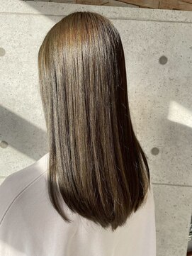 ルページ 千葉(lpage) 髪質改善/顔周りレイヤーカット/グレージュ[千葉/千葉駅]