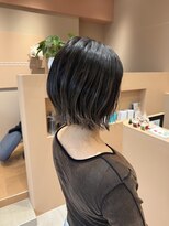 シークカラー(seek color)&nbsp;外ハネボブ×アッシュベージュ