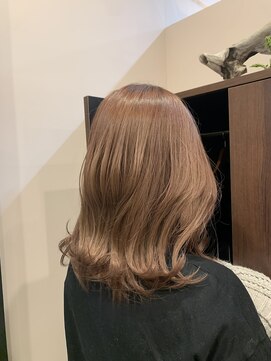 ザトエル 栄(THE TOEL) Wカラーで作るピンクベージュ