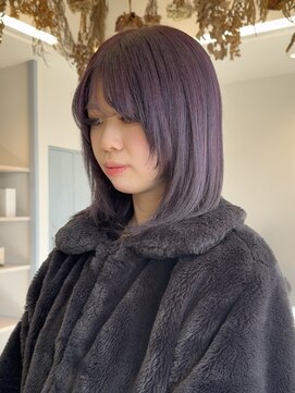 ロテ(LOTE.) 着物ヘア/大人ガーリー/ダークアッシュ/似合わせカット/一宮