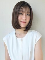 カバーヘア 上尾西口店(COVER HAIR)&nbsp;レイヤーボブ/ダークアッシュ×髪質改善/艶髪20代30代p上尾