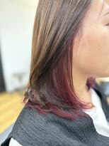 エアーベリー(AIR BERRY)&nbsp;ブラウン×ボルドーインナーカラー