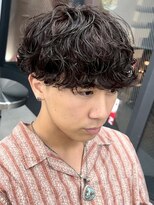 メンズサロン ノード 栄(men’s salon NODE)&nbsp;波巻きスパイラル栄レイヤーマッシュスタイル