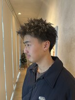 ディプティック ヘアー チェンジ ミュージアム(diptych Hair Change Museum)&nbsp;メンズパーマ/スパイキーショート/無造作ヘア/滋賀/南草津