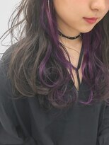 ブルーフェーセス 表参道(blue faces) 『bluefaces』パープルハイライト&ラベンダーグレー