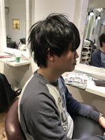 パティオンツー(PATIONN2)&nbsp;メンズ 縮毛矯正 束感 ショート メンズヘア 表参道 青山 原宿 ☆
