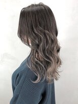 アルバム 銀座(ALBUM GINZA)&nbsp;ハイグラ_外ハネボブアッシュブラウンネオウルフ_ba279921