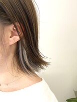 ニコフクオカヘアーメイク(NIKO Fukuoka Hair Make)&nbsp;「NIKO」インナーホワイトベージュ