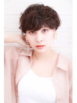 オーシャン(Ocean)&nbsp;[OCEAN Hair&Life]厚めバング☆ローライト☆フェミニンパーマ☆