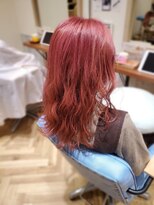 エンカウントバイマハロ 千葉(encount by mahalo)&nbsp;艶ボルドー韓国風レイヤーピンク[ブリーチ/千葉/千葉駅]