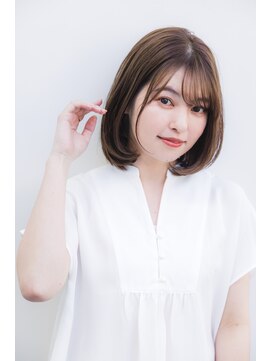 ミットバイツリー 新宿南口(mit by tree) 丸みミディアムボブ