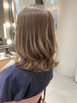 ウノプリール 茶屋町店(unopulir)&nbsp;くびれミディ＊ニュアンスカラー＊ヘーゼルベージュ