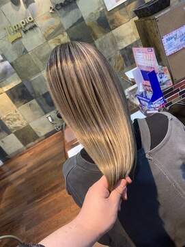 ヘアークリアー 獨協大学前店 バレイヤージュ