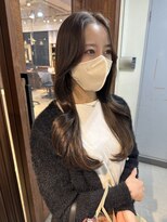 シェノン サントル(CHAINON CENTRE)&nbsp;前髪/マチルダボブ/ピンクベージュ/インナーグレージュ