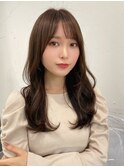 新宿/韓国ヘア/髪質改善/グレージュカラー/黒髪/ココアベージュ